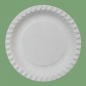 Preview: Kleine flache runde Pappteller, 18cm Ø
