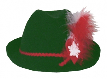 Robin-, Jäger- oder Trachten-Hut, grün
