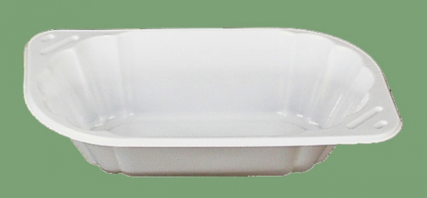 250 Stück Imbißschalen aus Plastik, 100x173x38mm groß, z.B. für Pommes oder Salate
