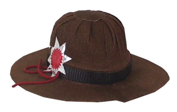 Ranger Hut aus Krepp