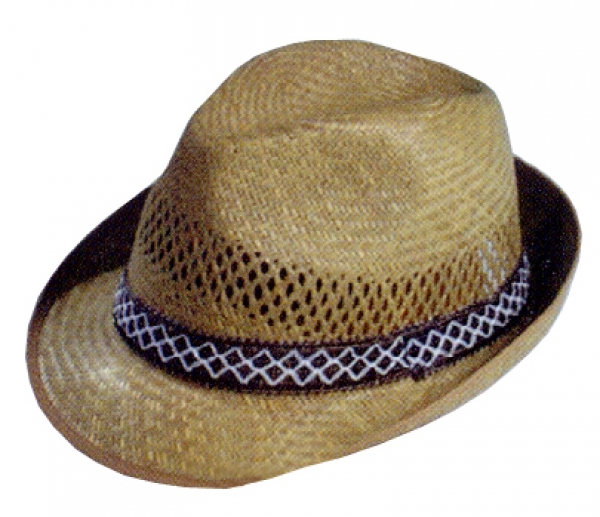 Herren Hut, feines Naturstrohgeflecht