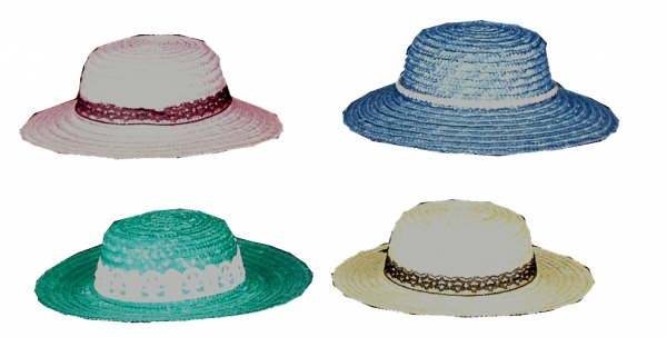 Halbminiaturen aus Stroh