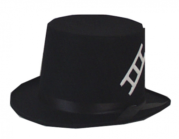 Kinder-Zylinder Hut, Schornsteinfeger mit Leiter