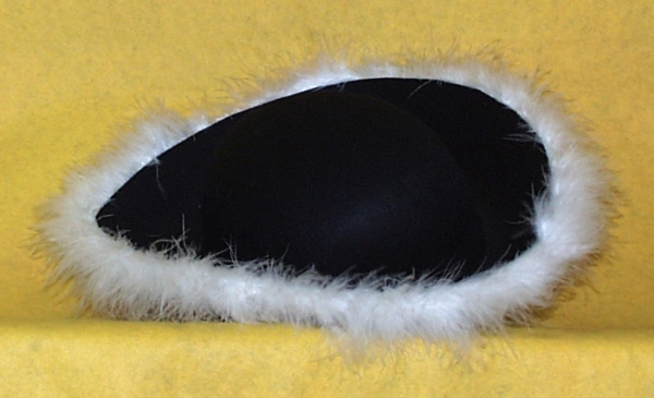 Dreispitz, für Kinder, in schwarz, einfache Ausführung