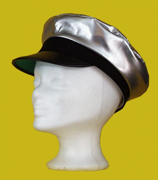 Lackkappe, in rot und goldfarben