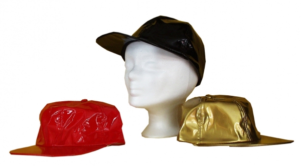 Lackmütze, silberfarben