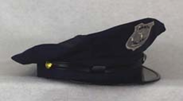 Polizeimütze, dunkelblau