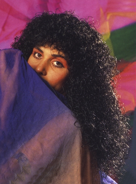 Perücke, "Casablanca", langes Haar, gelockt