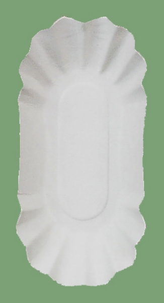 Ovale Pappschalen, 80x145x25mm groß, für alles mit Soße