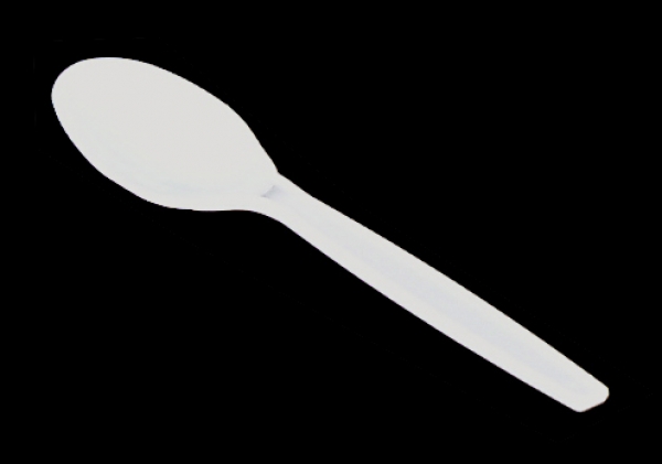 Löffel aus Plastik, 100 Stück