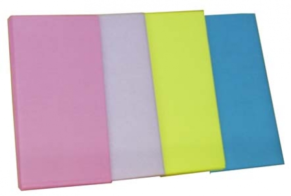 Vließ - Tischdecke, 120x160cm groß, einzeln in hellblau und rosa